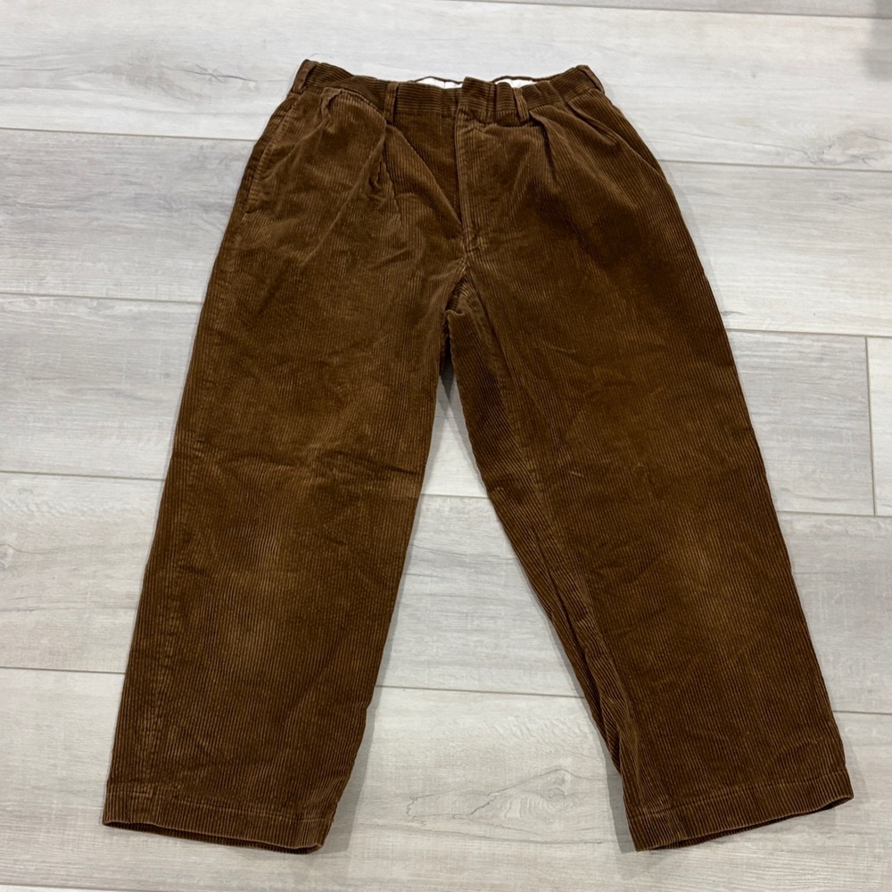 Ralph Lauren Men's Rich Brown Corduroy Trousers